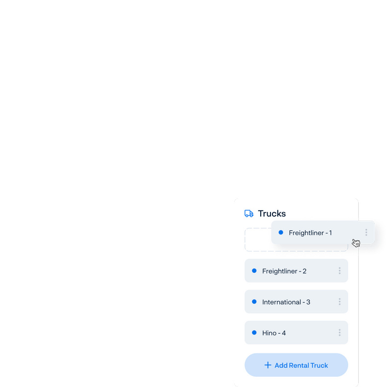 Graphic Of The Schedule In Smart Moving Software